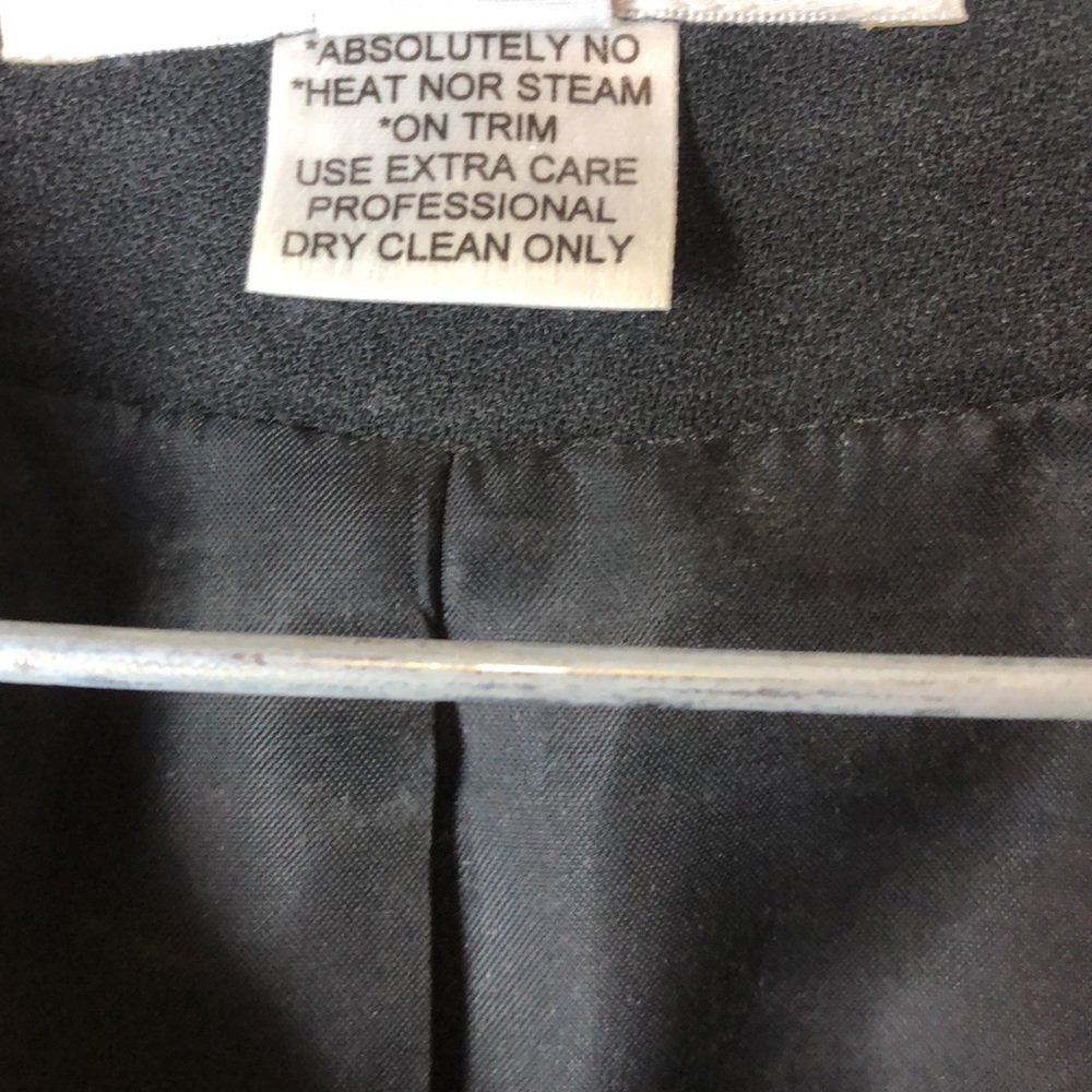 Morgan Miller Vintage Beaded Black Gold Skirt Suit - Picture 9 of 15